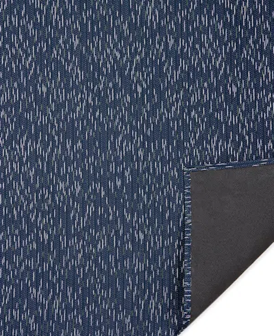 Chilewich Pepper Floor Mat 46" X 72" In Indigo