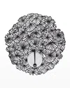 Chilewich Pressed Daisy Placemat In Black