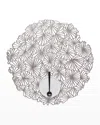 Chilewich Pressed Daisy 14" Placemat In Gunmetal