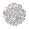 Chilewich Pressed Daisy Table Mat In Gunmetal
