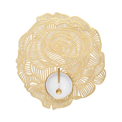 Chilewich Pressed Rose Placemat In Nude