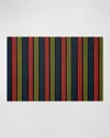 CHILEWICH RIBBON STRIPE INDOOR/OUTDOOR SHAG MAT, 3' X 5'