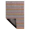 Chilewich Ribbon Stripe Shag Utility Mat, 24 X 36 In Bon Bon