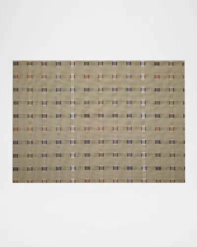 Chilewich Sampler Indoor/outdoor Runner, 3' X 8' In Wheat