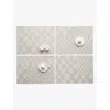 Chilewich Sand Rectangular Woven Placemat 36cm X 48cm In Sand