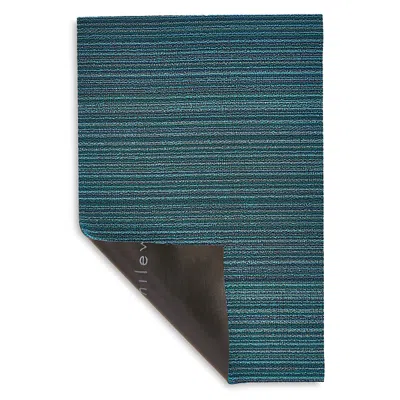 Chilewich Skinny Shag Doormat, 18 X 28 In Blue