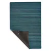 Chilewich Skinny Stripe Shag Big Mat, 36 X 60 In Blue
