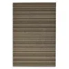 Chilewich Skinny Stripe Shag Big Mat, 36 X 60 In Mushroom