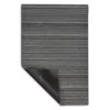 Chilewich Skinny Stripe Shag Big Mat, 36 X 60 In Shadow