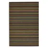 Chilewich Skinny Stripe Shag Utility Mat, 24 X 36 In Bright Multi