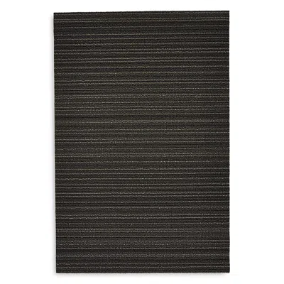 Chilewich Skinny Stripe Shag Utility Mat, 24 X 36 In Steel