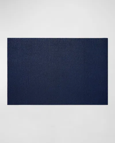 Chilewich Solid Indoor/outdoor Shag Mat, 3' X 5' In Blue