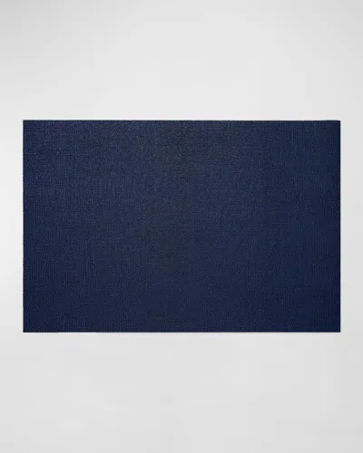 Chilewich Solid Indoor/outdoor Shag Mat, 3' X 5' In Indigo