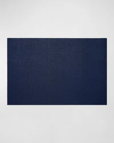 Chilewich Solid Shag Indoor/outdoor Runner, 2' X 6' In Indigo