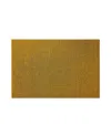 Chilewich Solid Shag Runner 24" X 72" In Canary