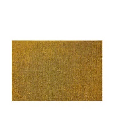 Chilewich Solid Shag Utility Mat 24" X 36" In Canary