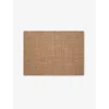 Chilewich Basketweave Square Placemat 36cm X 38cm In Teak