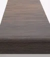 Chilewich Terrastrand Wave Table Runner In Brown