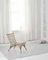 Chilewich Thatch Floor Mat, 6' X 9' In Dove