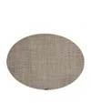 Chilewich Thatch Oval Placemat In Beige