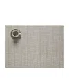Chilewich Thatch Rectangular Placemat Pebble In Grey