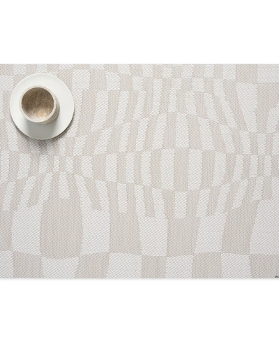 Chilewich Warp Rectangular Placemat, 14" X 19" In Sand