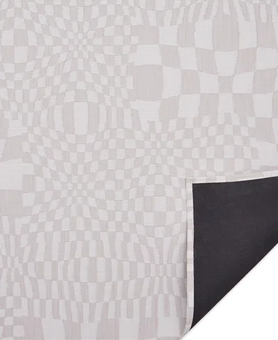 Chilewich Warp Rug 106" X 72" In Sand