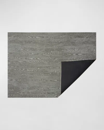 Chilewich Woodgrain Floor Mat, 4' X 6' In Gray