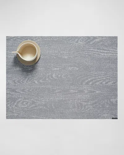 Chilewich Woodgrain Placemat, 19" X 14" In Gray