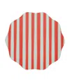 Chilewich X Meri Meri Festive Stripes Placemat In Red