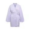 Chillax Women's Pink / Purple Alice Cotton Lilac Kimono Jacket In Pink/purple