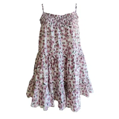 Chillax Women's Sundress White Linen Dress