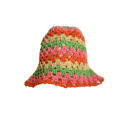 Chillax Women's Sunny Days Multicolor Crochet Hat