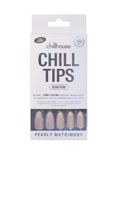 Chillhouse Chill Tips Press-ons In Pearly Matrimony