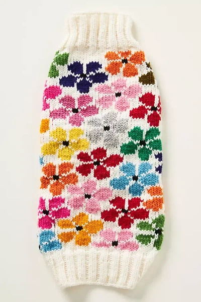 Chilly Dog Pet Sweater In Multicolor