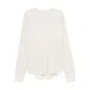 Chimala T-shirt Mit Abgerundetem Saum In Gray