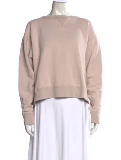 Pre-owned Chimala Crew Neck Long Sleeve Sweatshirt In Pink