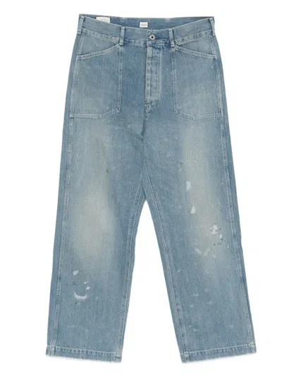 CHIMALA DISTRESSED-EFFECT JEANS