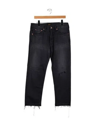 Pre-owned Chimala High-rise Straight Leg Jeans In Green