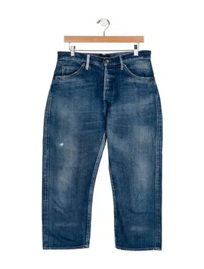 Pre-owned Chimala High-rise Wide Leg Jeans In Blue