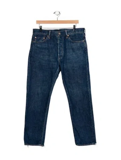 Pre-owned Chimala High-rise Wide Leg Jeans In Blue