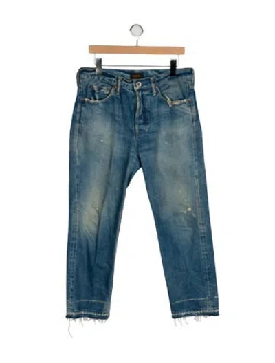 Pre-owned Chimala High-rise Wide Leg Jeans In Blue