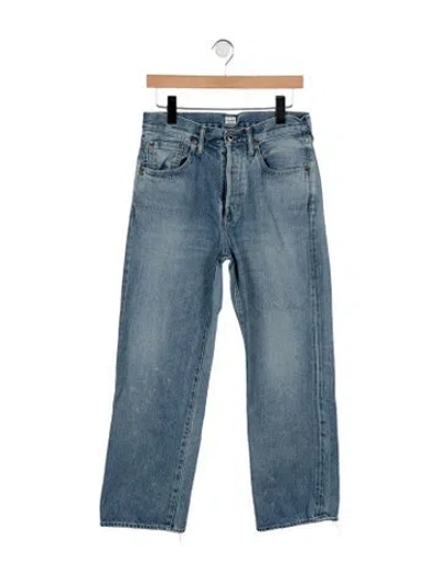 Pre-owned Chimala High-rise Wide Leg Jeans In Blue