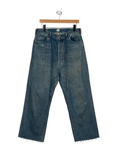 Pre-owned Chimala High-rise Wide Leg Jeans In Blue
