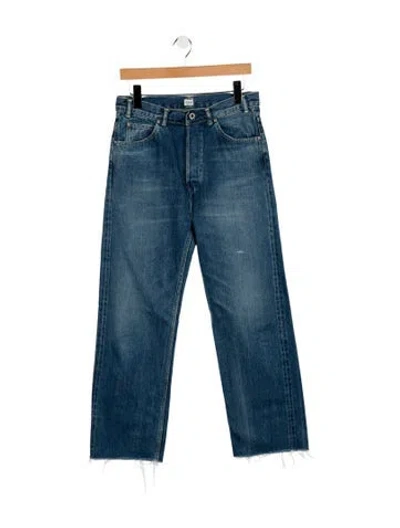 Pre-owned Chimala High-rise Wide Leg Jeans In Blue