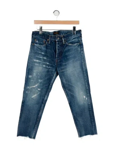 Pre-owned Chimala Mid-rise Skinny Leg Jeans In Blue