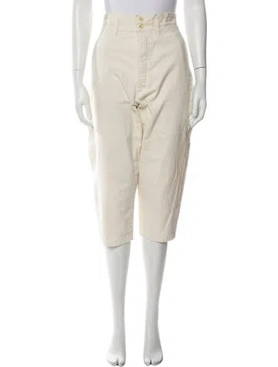 Pre-owned Chimala Straight Leg Pants In Neutral