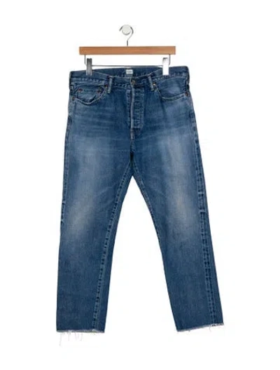 Pre-owned Chimala Straight-leg Jeans In Blue