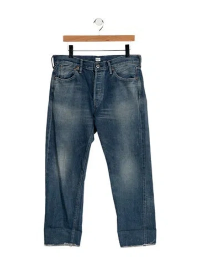 Pre-owned Chimala Straight-leg Jeans In Blue