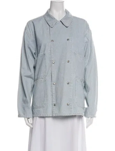 Pre-owned Chimala Striped Utility Jacket In Multi